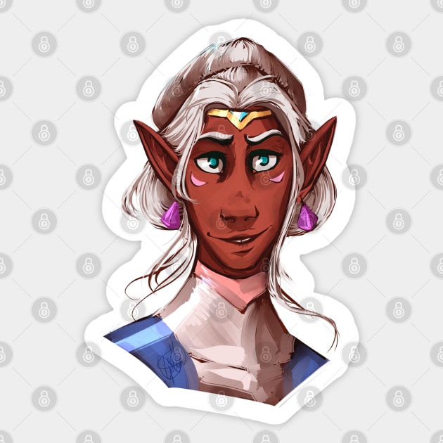 Simply Allura Sticker by CrossRoadArt